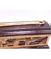 Gros porte-encens tibétain en bois Dragons - Porte-encens tibétains