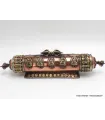 Brûleur d'encens tibétain en cuivre Dordjé - Porte-encens tibétains