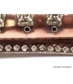 Brûleur d'encens tibétain en cuivre Dordjé - Porte-encens tibétains