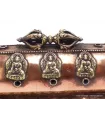 Brûleur d'encens tibétain en cuivre Dordjé - Porte-encens tibétains