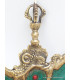 Kartika tibétain (drigug) laiton serti de pierres Kartika Tibétain Bouddhiste KD4
