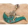 Kartika tibétain (drigug) laiton serti de pierres Kartika Tibétain Bouddhiste KD4