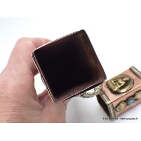 Porte-encens-tibetain-cuivre-symboles-bouddhiste