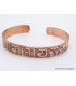 Véritable Bracelet tibétain en cuivre Mantra de Chenrezi Bracelets tibétains bouddhistes ref25