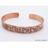 Véritable Bracelet tibétain en cuivre Mantra de Chenrezi Bracelets tibétains bouddhistes ref25