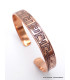 Véritable Bracelet tibétain en cuivre Mantra de Chenrezi Bracelets tibétains bouddhistes ref25