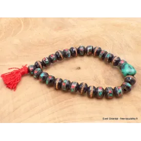 Authentique bracelet tibétain en os de buffle - Bracelets tibétains bouddhistes