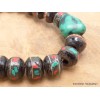 Authentique bracelet tibétain en os de buffle Bracelets tibétains bouddhistes ref26