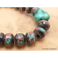 Authentique bracelet tibétain en os de buffle - Bracelets tibétains bouddhistes