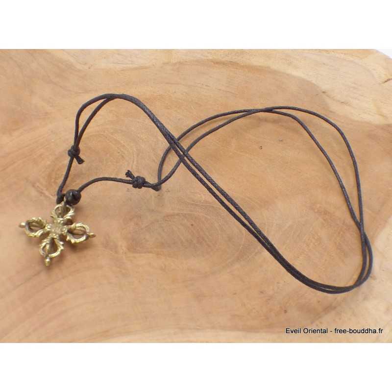 Pendentif Tibétain En Laiton - Amulette Pilon Style Ethnique, Unisexe, Sans Marque