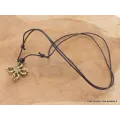 Collier tibétain double Dordjé tibétain en laiton - Colliers tibétains et népalais