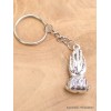 Porte-clé tibétain amulette mains jointes Amulette tibétaine, porte-clé BNP7