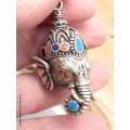 Porte-clé tibétain amulette Ganesh Objets Ganesh BNP8