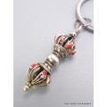 Porte-clé tibétain amulette Dordjé bouddhiste Amulette tibétaine, porte-clé BNP9