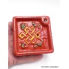Porte encens tibétain Noeud infini terre cuite Brûleurs et porte-encens PET56