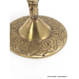 Porte encens tibétain pour cônes en laiton - Porte-encens tibétains