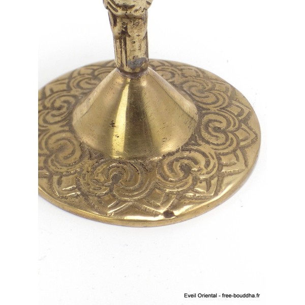 Porte encens tibétain pour cônes en laiton Brûleurs et porte-encens PET58