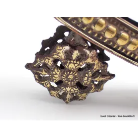 Original Porte encens tibétain avec moulin à prières - Porte-encens tibétains