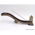 Original Porte encens tibétain avec moulin à prières - Porte-encens tibétains