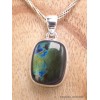 Pendentif Labradorite Spectrolite verte et bleue Bijoux en Labradorite Spectrolite PU69.8