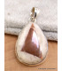 Rare Pendentif Cuivre sur Agate forme goutte Pendentifs pierres naturelles LAM42