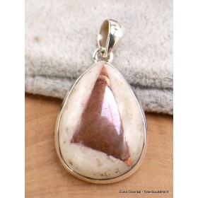 Rare Pendentif Cuivre sur Agate forme goutte Pendentifs pierres naturelles LAM42