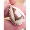 Rare Pendentif Cuivre sur Agate forme goutte Pendentifs pierres naturelles LAM42