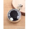 Pendentif Hématite ronde facettée Bijoux en Hématite LAM48