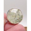Pendentif Quartz Rutile noir sur Préhnite Bijoux en Préhnite LAM49