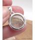 Pendentif Quartz Rutile noir sur Préhnite Bijoux en Préhnite LAM49
