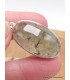 Pendentif Quartz Rutile noir sur Préhnite oval Bijoux en Préhnite LAM49.1