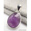 Pendentif en Améthyste damier Bijoux en Améthyste LAM51.1
