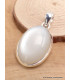 Bijou Pierre de Lune blanche du Sri Lanka Pendentifs pierres naturelles CWA22