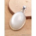 Bijou Pierre de Lune blanche du Sri Lanka Pendentifs pierres naturelles CWA22