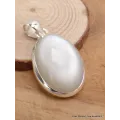 Pendentif Pierre naturelle Pierre de Lune blanche du Sri Lanka - Pendentifs pierres naturelles