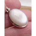 Pendentif Pierre naturelle Pierre de Lune blanche du Sri Lanka - Pendentifs pierres naturelles