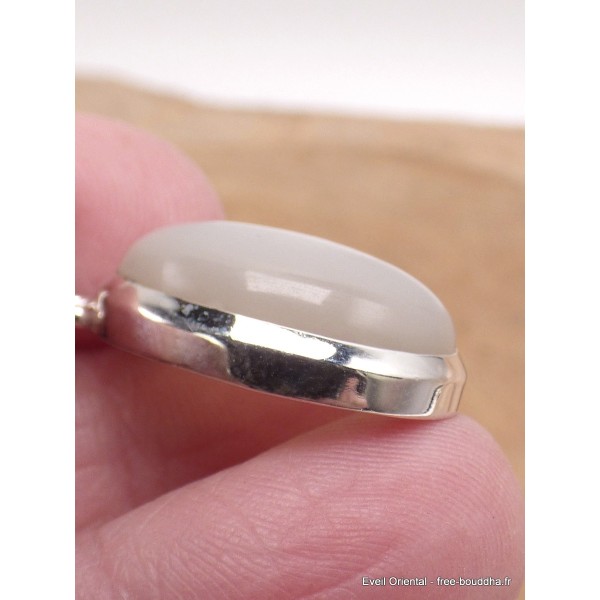 Bijou Pierre de Lune blanche du Sri Lanka Pendentifs pierres naturelles CWA22