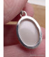 Bijou Pierre de Lune blanche du Sri Lanka Pendentifs pierres naturelles CWA22