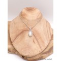 Bijou Pierre de Lune blanche du Sri Lanka Pendentifs pierres naturelles CWA22