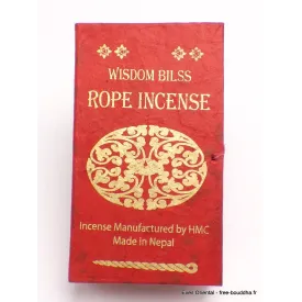 Encens en cordelettes tibétain Wisdom Bliss - Encens tibétain en cordelette artisanal