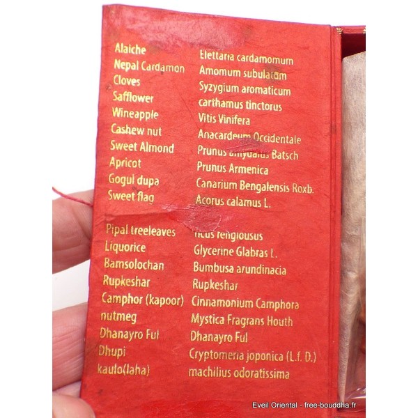 Encens cordelettes tibétain Wisdom Bliss Encens tibétains, accessoires ENTBM2