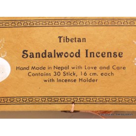 Encens tibétain Bois de Santal - Purification et Méditation