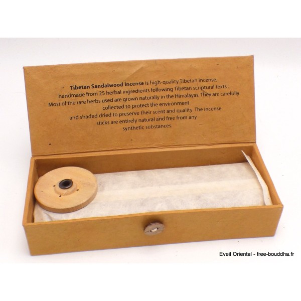 Encens tibétain Bois de Santal paquet rigide Encens tibétains, accessoires ENTBM4