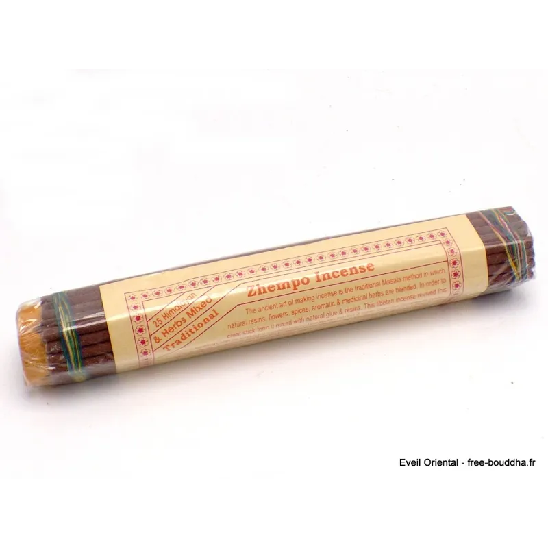 Encens tibétain Zhempo - Méditation et Offrandes - Encens tibétains, accessoires