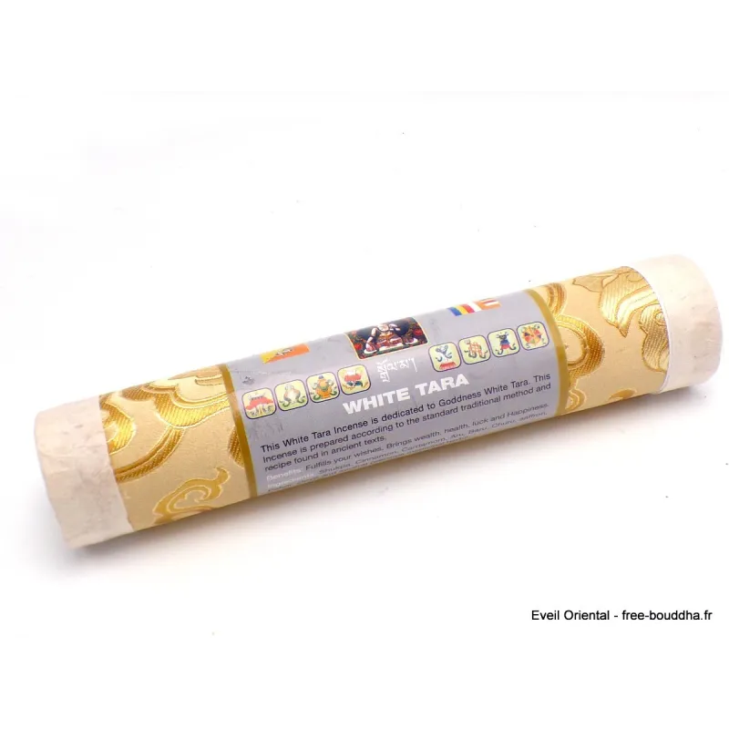 Encens bhoutanais ancien Tara Blanche - Objets rituels bouddhistes