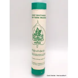 Encens bhoutanais ancien Tara Verte - Objets rituels bouddhistes