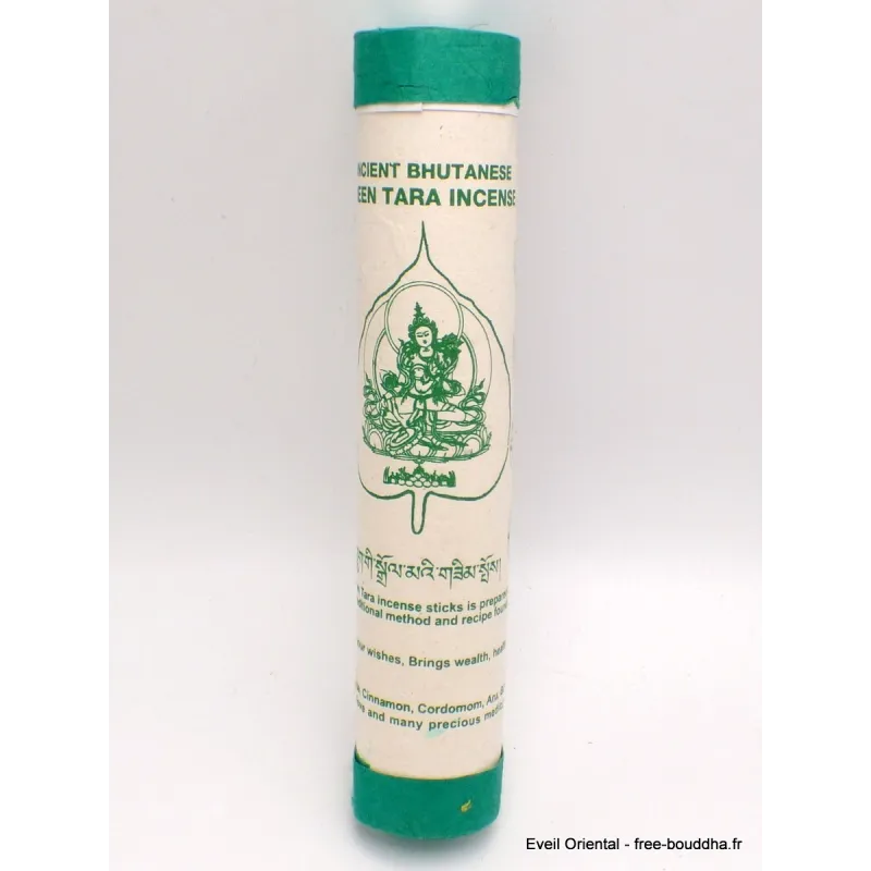 Encens bhoutanais ancien Tara Verte - Objets rituels bouddhistes