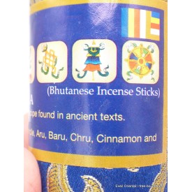 Encens bhoutanais Bouddha de Médecine qualité supérieure Encens tibétains, accessoires ENBHT14
