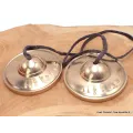 Tingshas tibétaines Full Moon 8 cm - Authentiques - Tingsha tibétaine cymbales