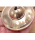 Tingshas tibétaines Full Moon 8 cm Tingsha tibétaine cymbales TINFM1